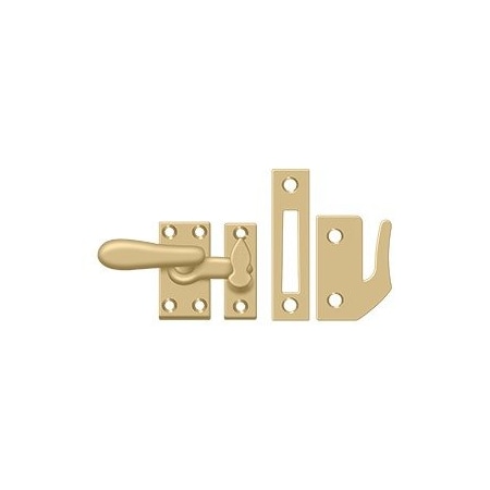 Deltana Window Lock, Casement Fastener, Medium in Brushed Brass CF66U4